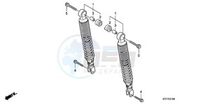 SH1259 E / 3E drawing REAR CUSHION