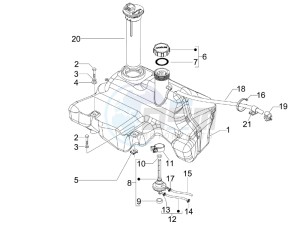 S 50 4T 4V College USA drawing Fuel Tank