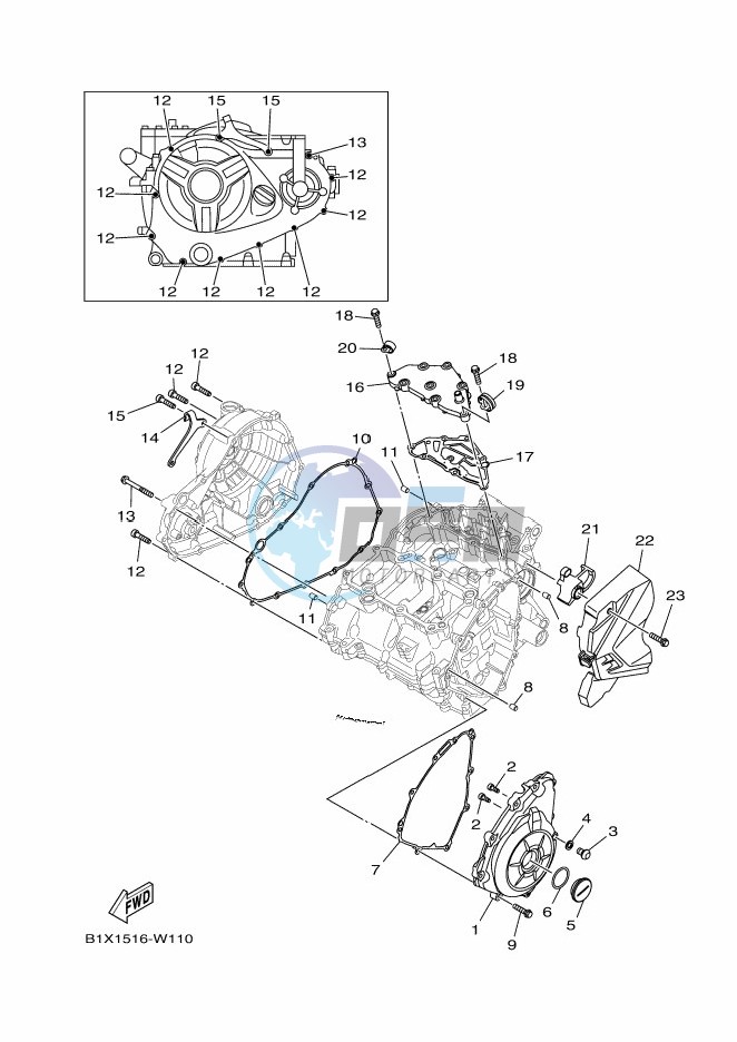 CRANKCASE COVER 1