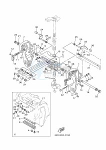 E60HMHD drawing FRONT-FAIRING-BRACKET