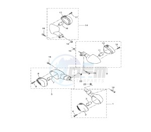 YZF R 125 drawing FLASHER LIGHT