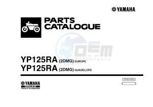 YP125RA (ABS) X-MAX 125 ABS (2DMG 2DMG) drawing .1-Front-Page