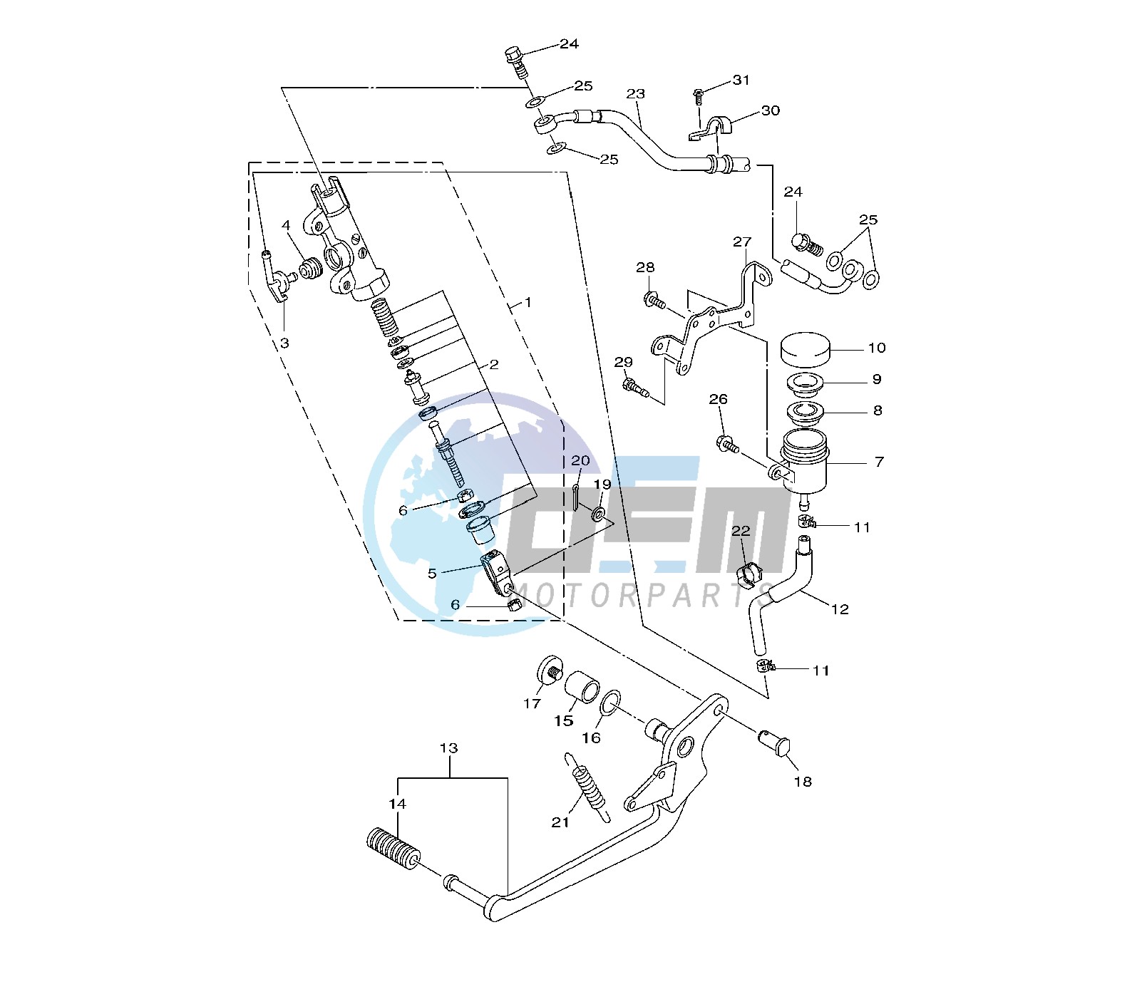 REAR MASTER CYLINDER