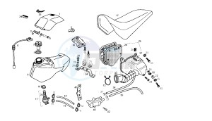 SENDA R DRD - BLACK DEVIL 2A EDIZIONE - 50 CC VTHSR1A2A drawing FUEL TANK