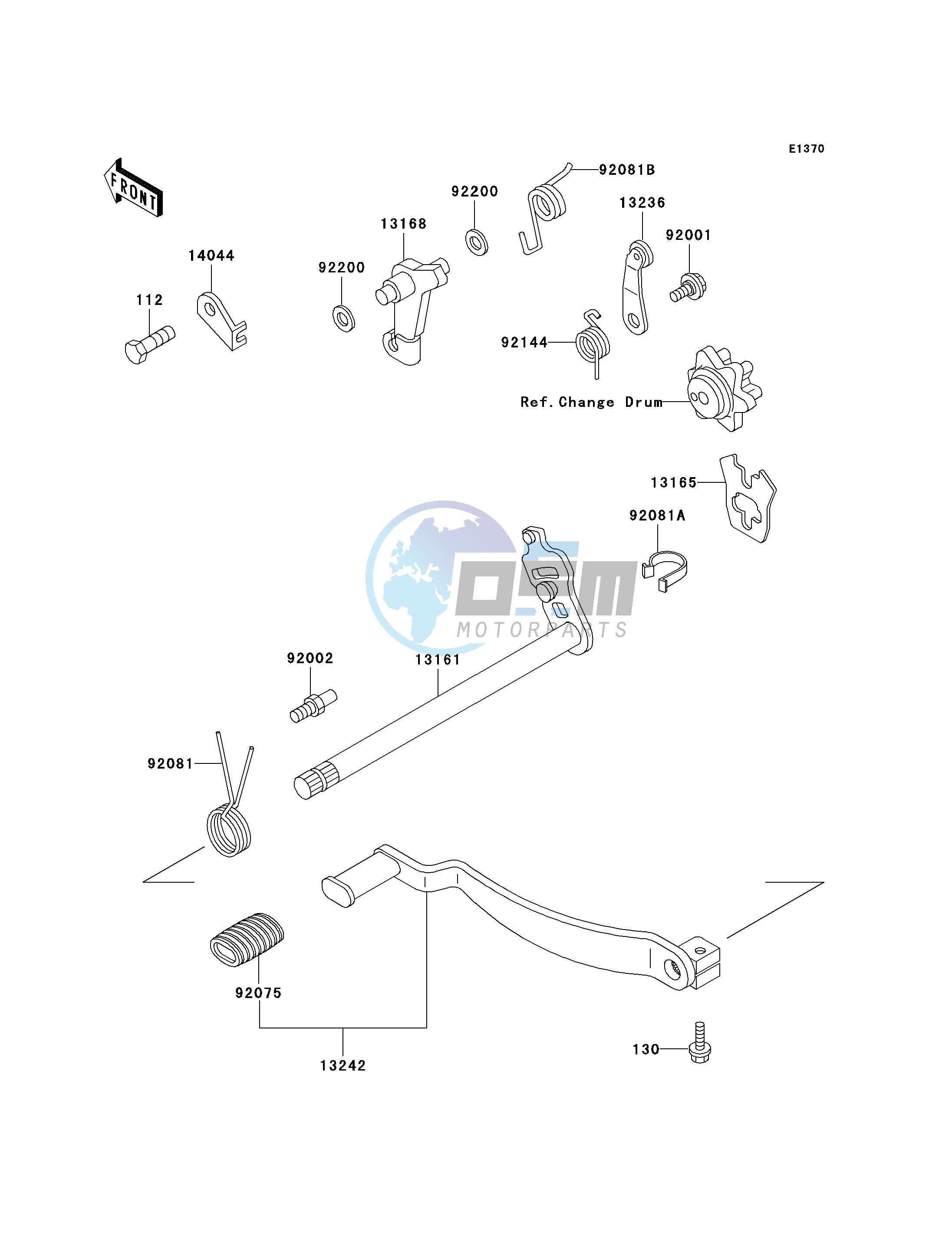 GEAR CHANGE MECHANISM