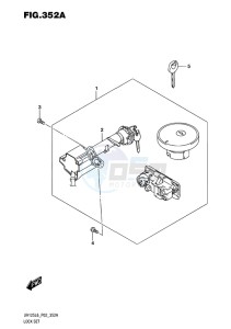 UH125 ABS BURGMAN EU drawing LOCK SET