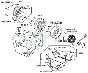 PEOPLE S 200 I drawing Fan Cover - Generator