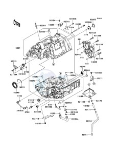 VERSYS KLE650CEF XX (EU ME A(FRICA) drawing Crankcase