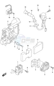 DF 25A drawing Rectifier/Ignition Coil