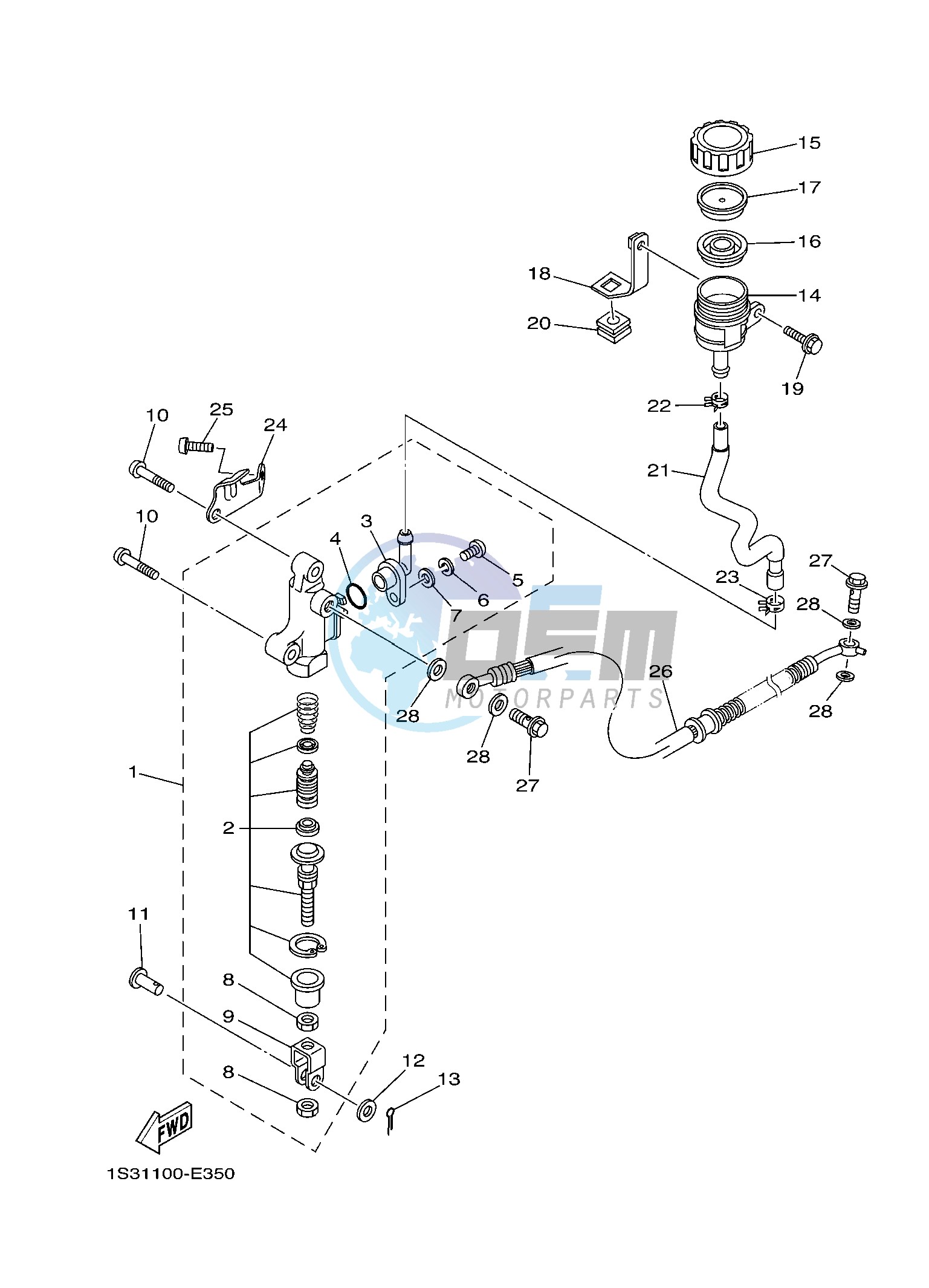 REAR MASTER CYLINDER