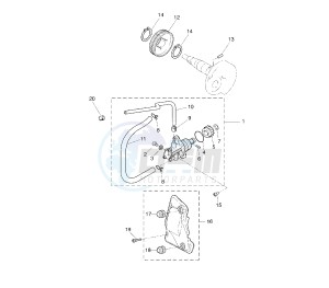 NS AEROX 50 drawing OIL PUMP