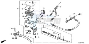 GL18009 France - (F / CMF) drawing CLUTCH MASTER CYLINDER