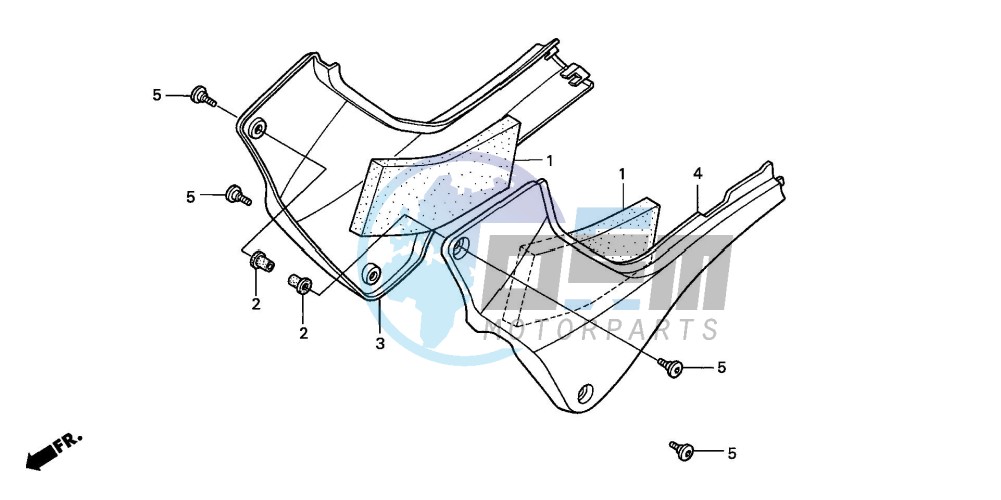 SIDE COVER (CB600F2/F22)