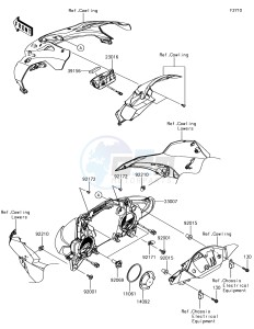 NINJA ZX-10R ZX1000SJF XX (EU ME A(FRICA) drawing Headlight(s)