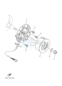 YZ250 (1SST) drawing GENERATOR