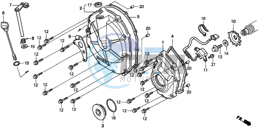 RIGHT CRANKCASE COVER