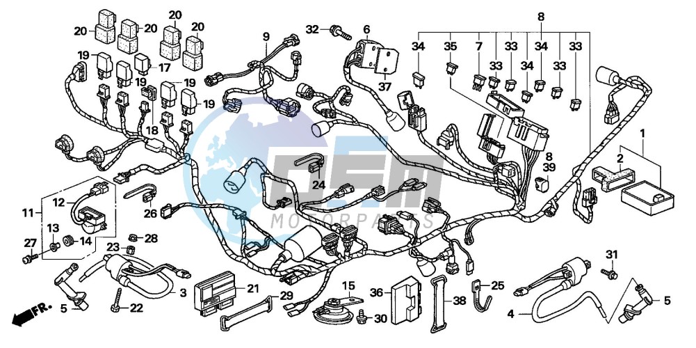 WIRE HARNESS (XL1000VA)