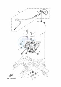 MT-07 MTN690-U (BHH4) drawing TAILLIGHT