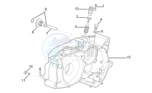 RS 50 drawing Left crankcase