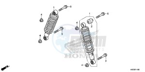 TRX420FM1E TRX420 Europe Direct - (ED) drawing FRONT CUSHION