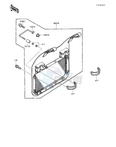 KX 250 C [KX250] (C1) [KX250] drawing NUMBER PLATE -- 83 KX250-C1- -