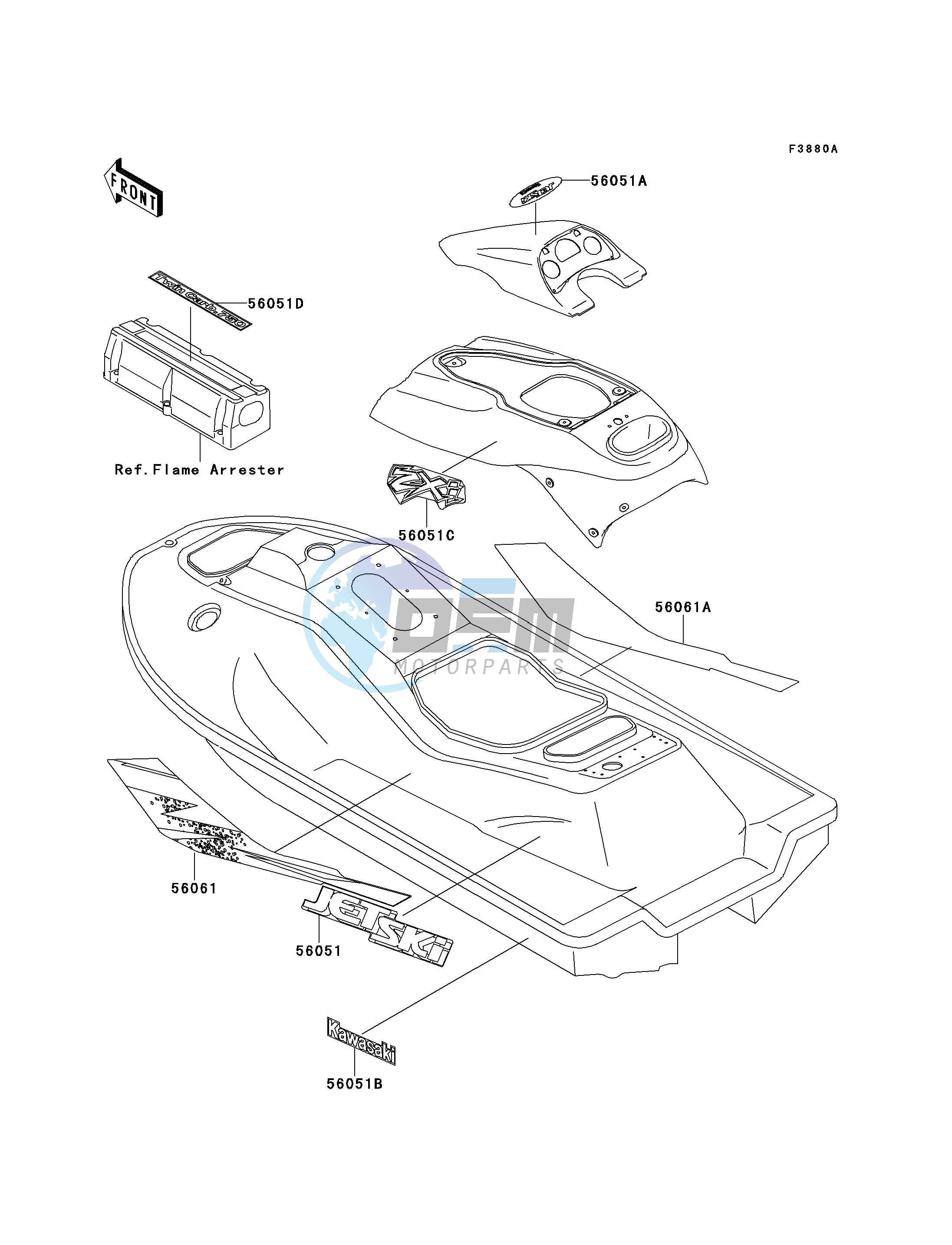 DECALS-- JH750-C2- -