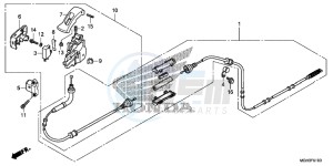 VFR1200XDD CrossTourer - VFR1200X Dual Clutch 2ED - (2ED) drawing PARKING BRAKE