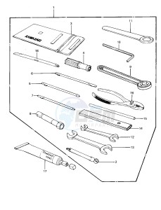 KZ 1000 P [POLICE 1000] (P1-P5) [POLICE 1000] drawing OWNER TOOLS