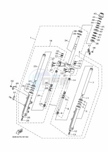 MWS125-C TRICITY 125 (BU5F) drawing CRANKCASE COVER 1