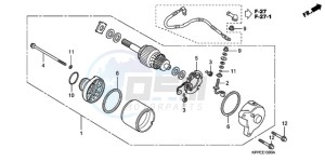 CBR125RWA Germany - (G / BLA) drawing STARTING MOTOR