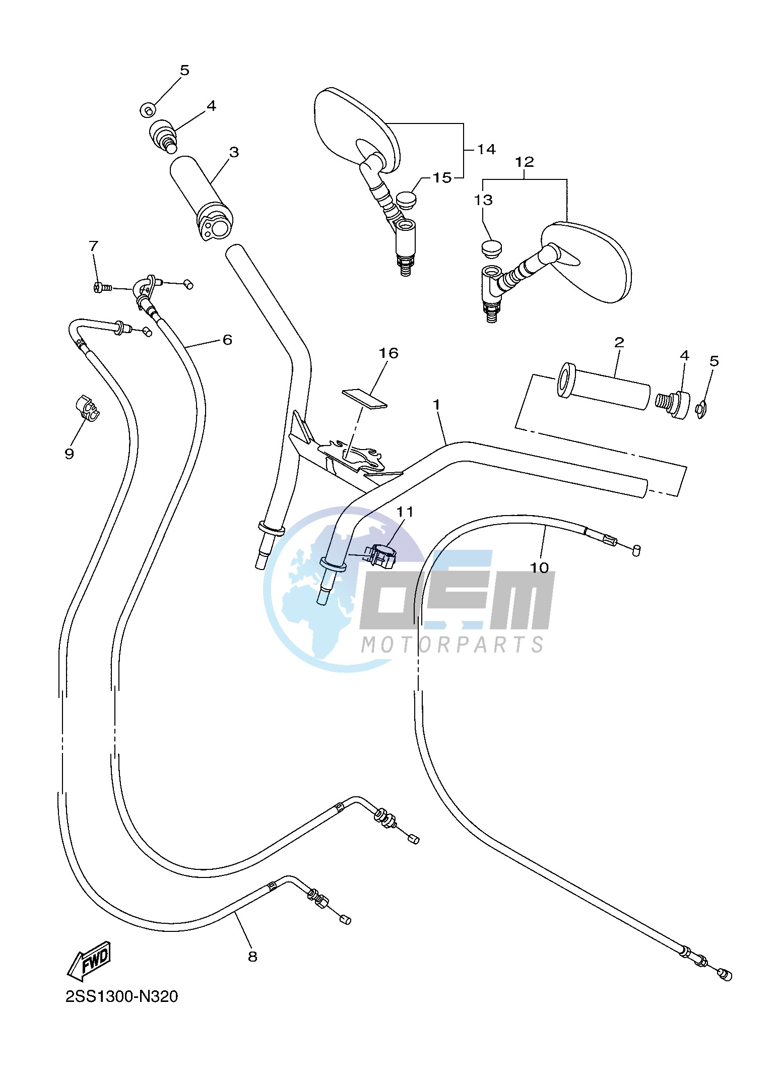 STEERING HANDLE & CABLE