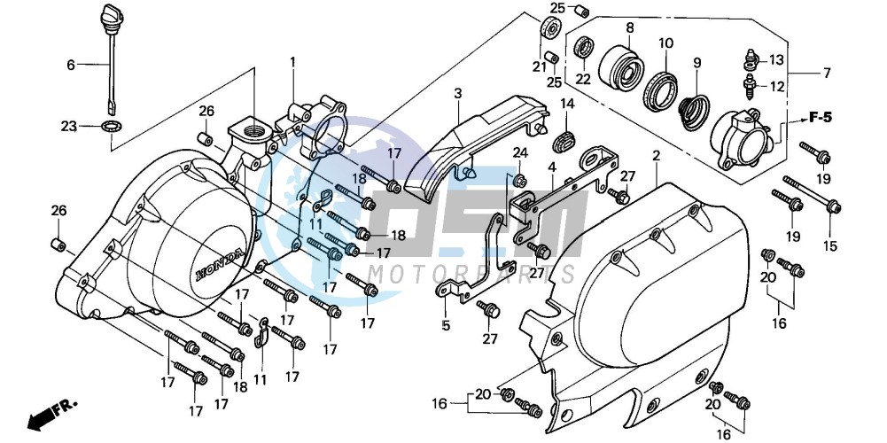 LEFT CRANKCASE COVER