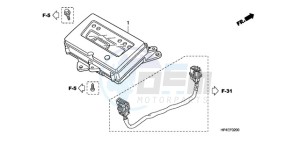 TRX420FEA Australia - (U / 2U 4WD) drawing METER