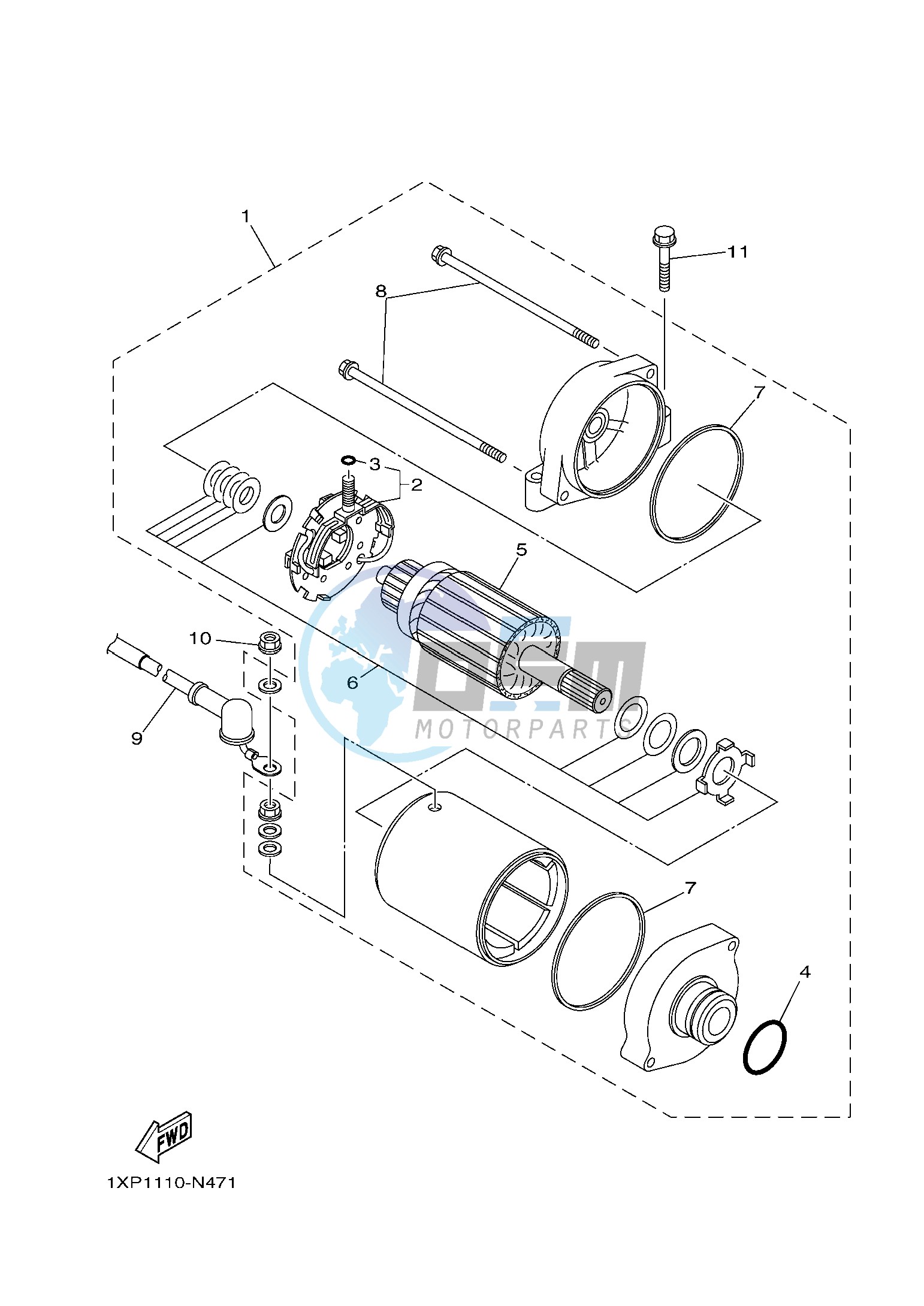 STARTING MOTOR