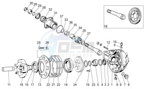 V7 CafÃ¨ 750 drawing Transmission complete II