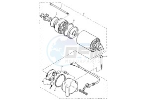 XJ S DIVERSION 900 drawing STARTING MOTOR