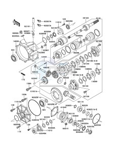 MULE 3010 4x4 KAF620E6F EU drawing Drive Shaft-Front