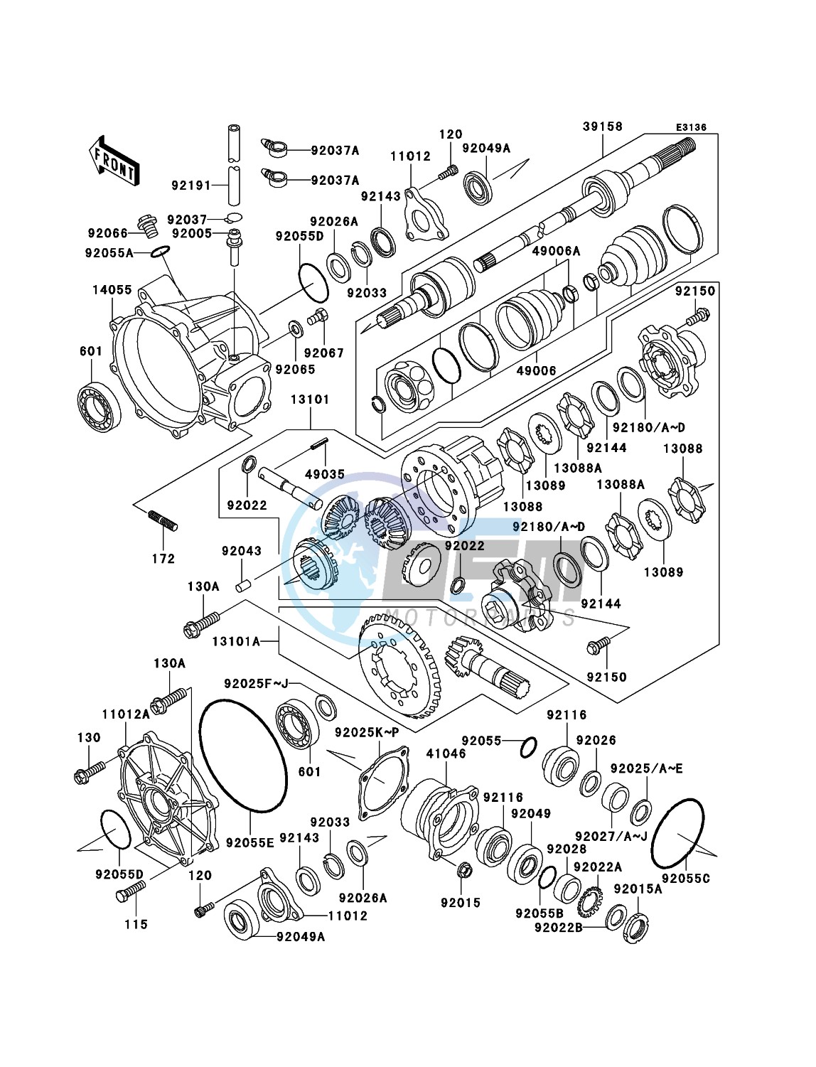 Drive Shaft-Front