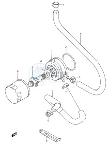 RF600R (E2) drawing OIL COOLER - OIL FILTER