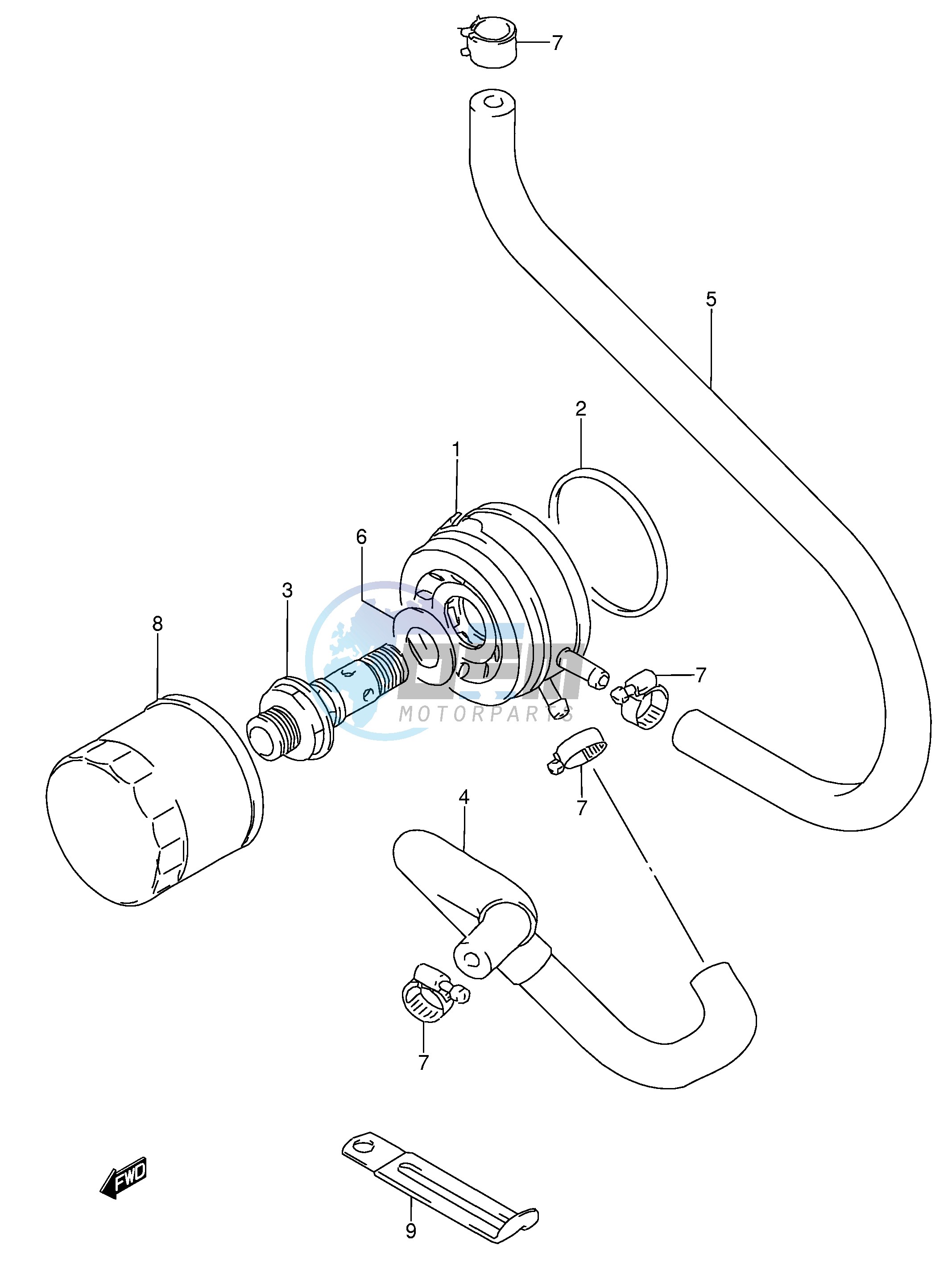 OIL COOLER - OIL FILTER