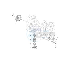 YP R X-MAX 125 drawing OIL PUMP