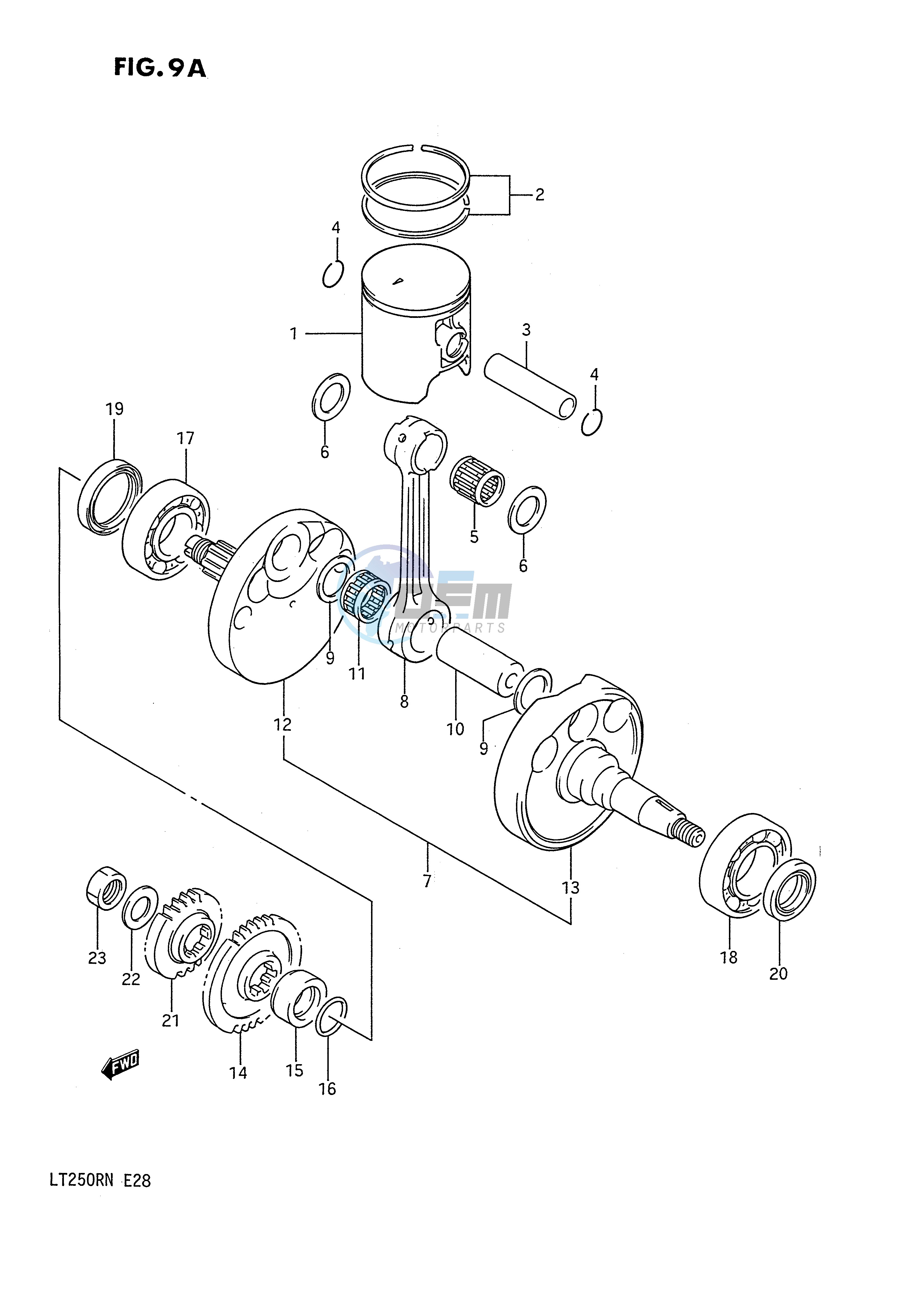 CRANKSHAFT (MODEL J K L M N)