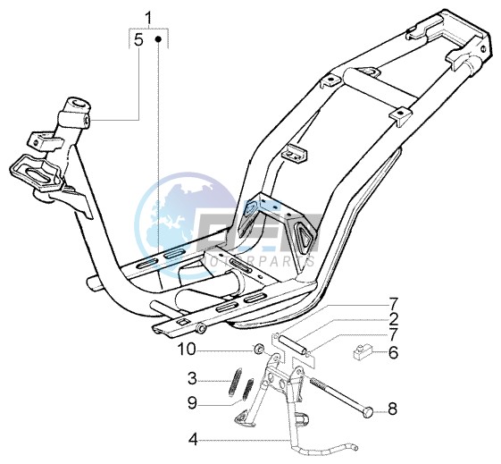 Chassis - Central stand