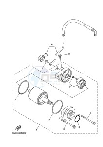 MT07 700 (1WS6 1WS8) drawing STARTING MOTOR