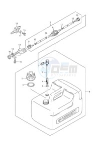 DF 9.9 drawing Fuel Tank