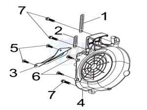 MIO 115 L7 drawing AIR BOX COVER