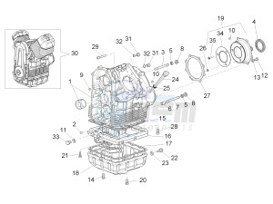 Griso V 8V 1200 drawing Crank-case I