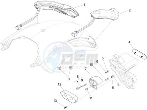 California 1400 Touring SE ABS 1380 drawing Rear lights