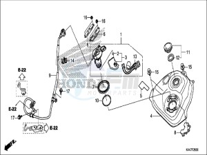 NSC110MPDH UK - (E) drawing FUEL TANK