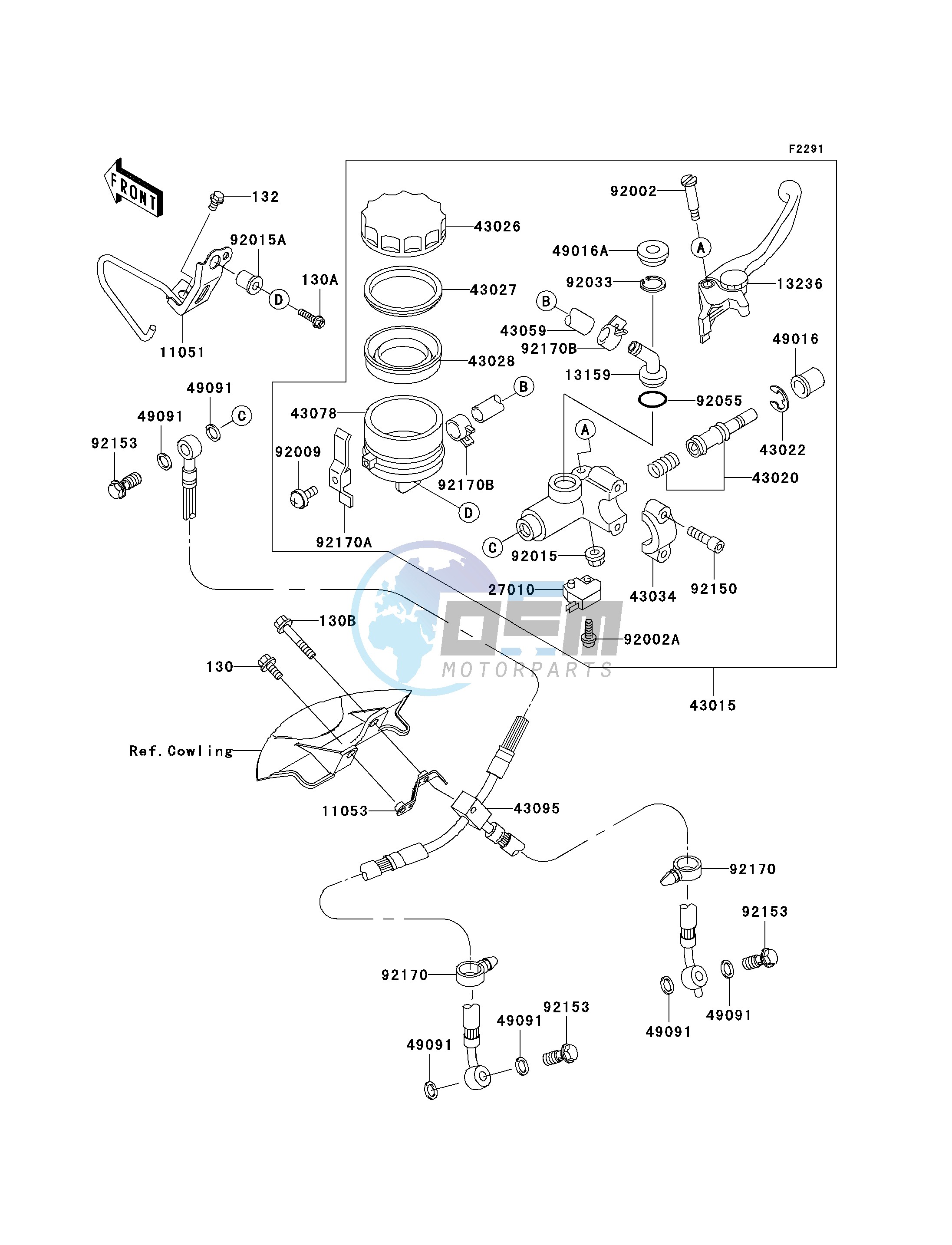 FRONT MASTER CYLINDER